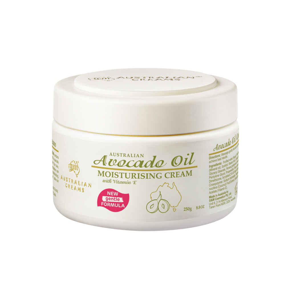 G&M Australian Creams Avocado Oil with Provitamin B5 Hydration Cream 250g