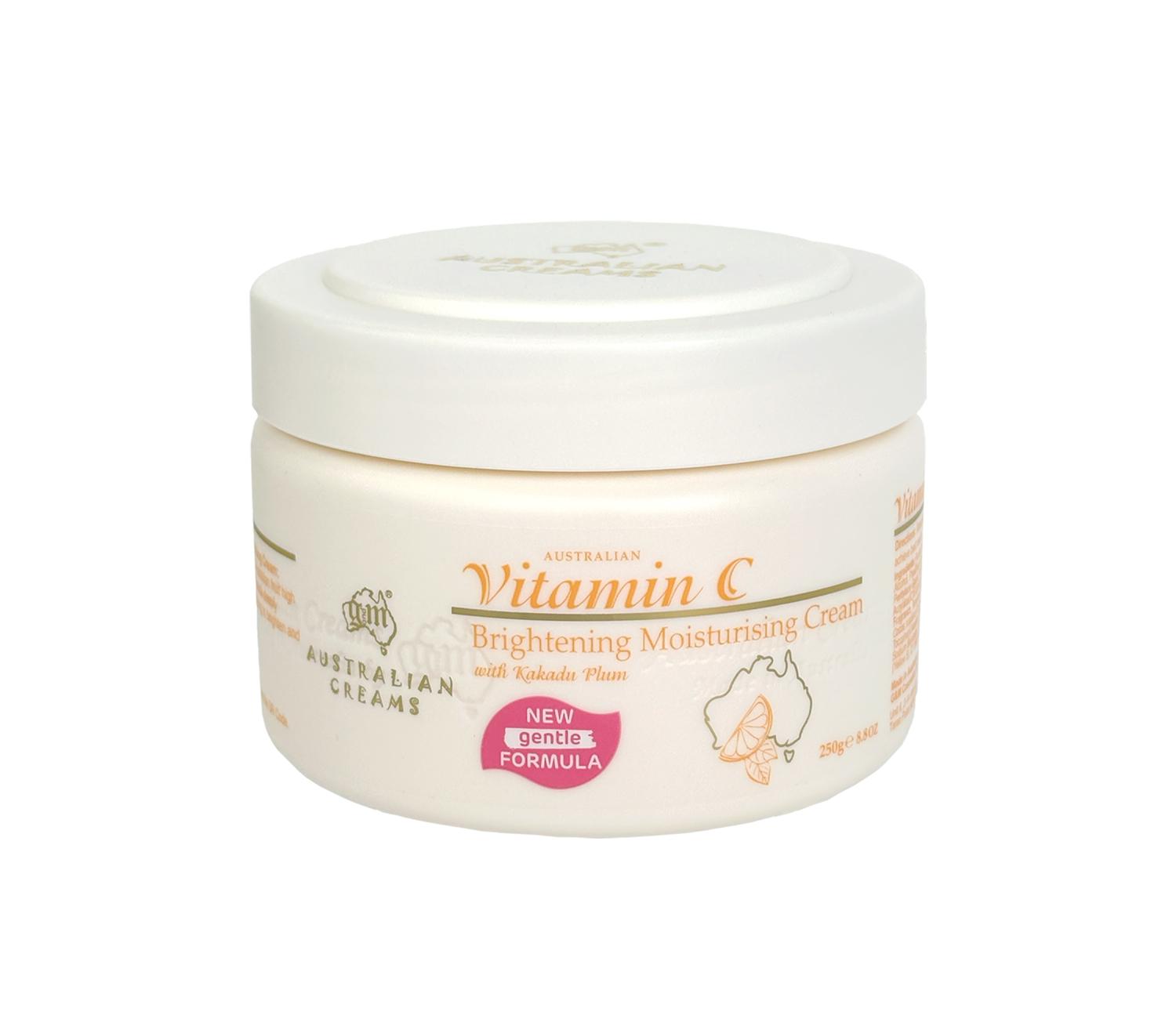 G&M Australian Creams Vitamin C with Kakadu Plum Brightening Moisturising Cream 250g