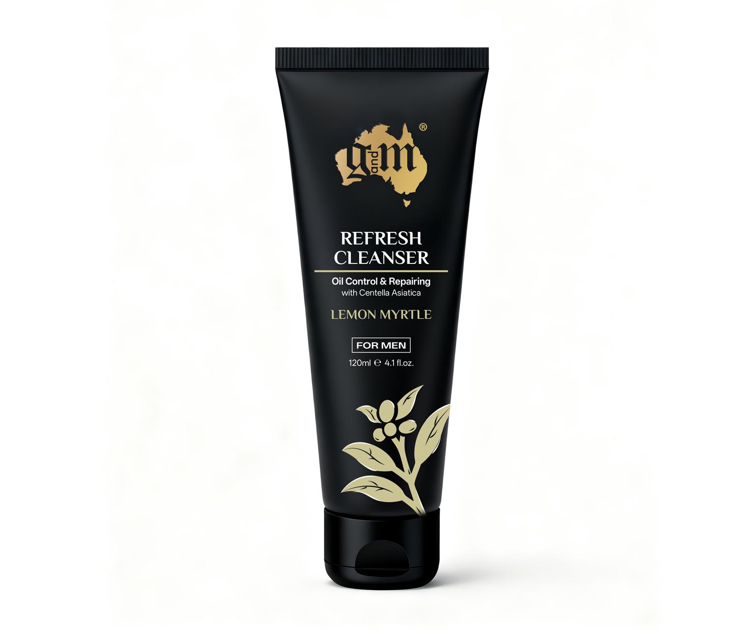 G&M Men’s Lemon Myrtle Refresh Cleanser 120ml